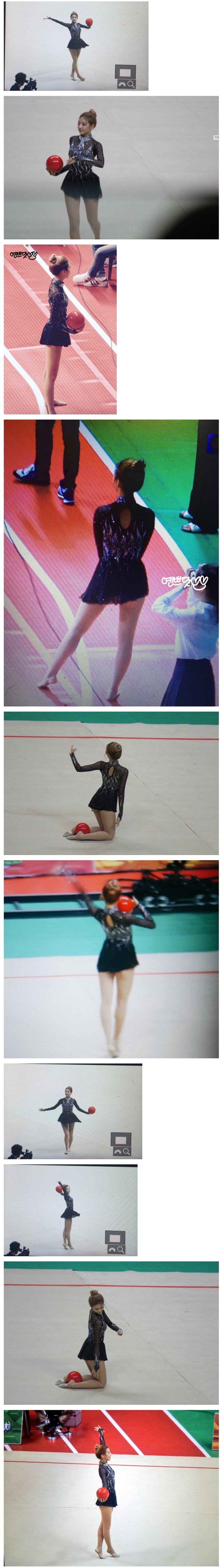 아육대 리듬체조) 무용전공한 러블리즈 예인
