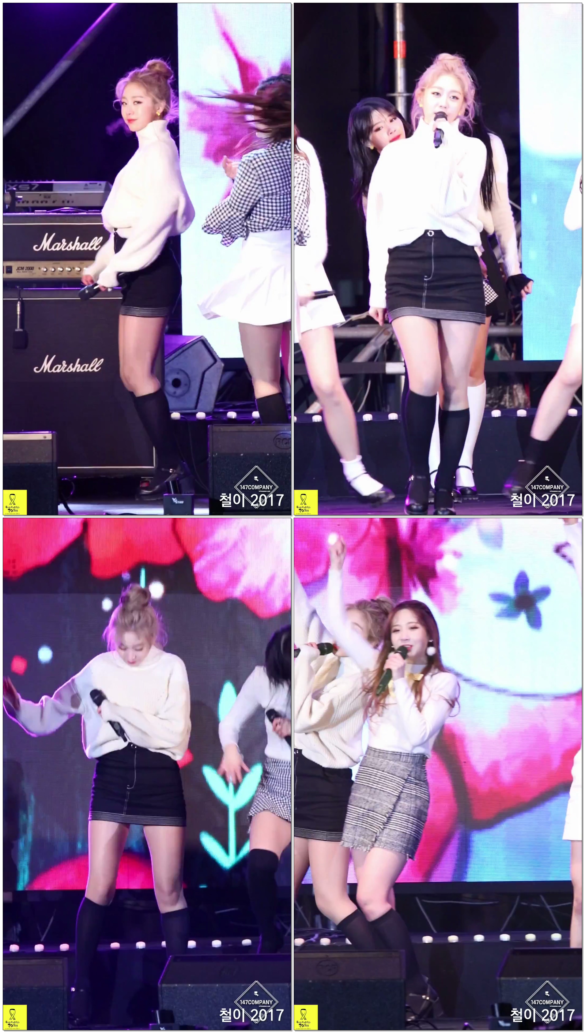 171216 러블리즈 (LOVELYZ) 지수 (Jisoo) 아츄 (Ah Choo) BY 철이 147Company - 세월호참사 노란크리스마스(직캠/fancam)