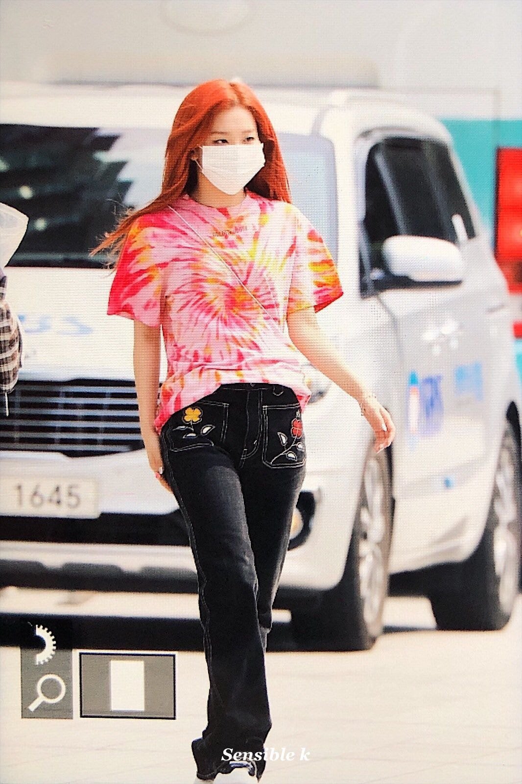 빨간색으로 염색한 #레드벨벳 슬기