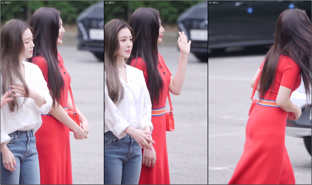 190621 #레드벨벳(#RedVelvet) #짐살라빔 (#Zimzalabim) 컴백 뮤직뱅크 출근길 [#조이] #JOY #직캠 #Fancam