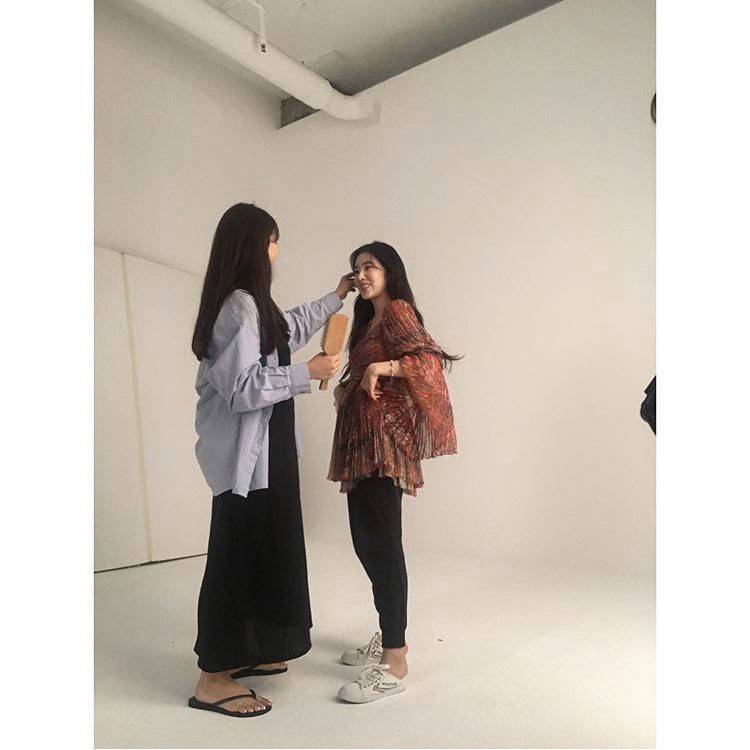 아이린 인스타에 올라온 화보촬영의 민낯