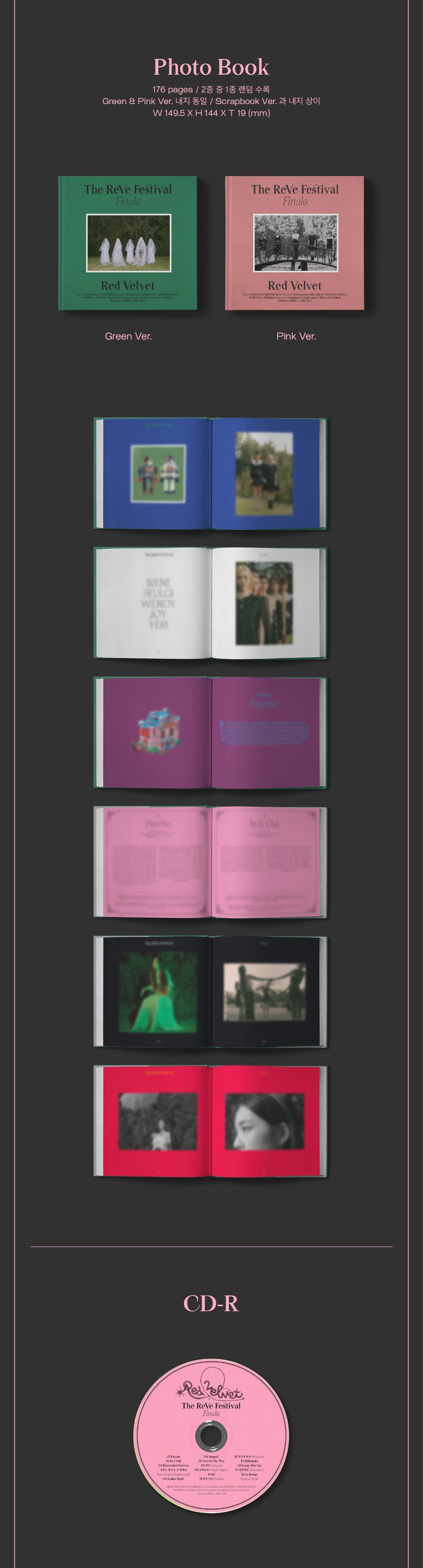#레드벨벳 [The ReVe Festival Finale] 앨범사양