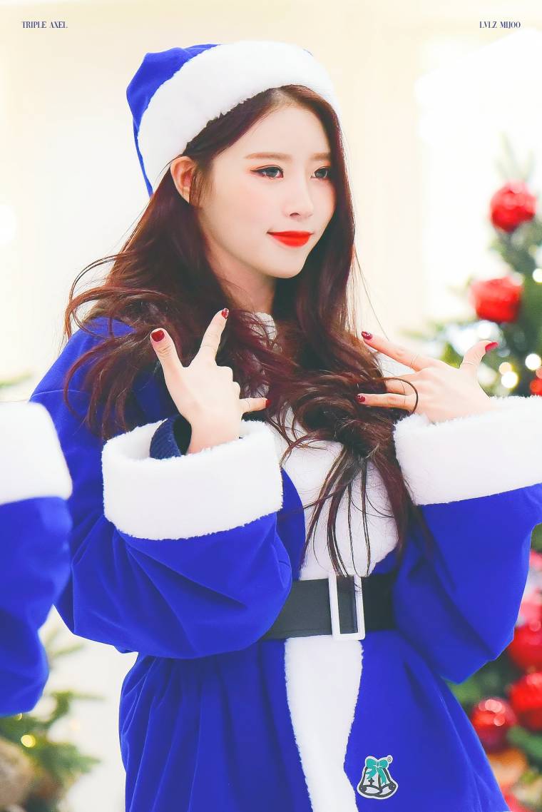 파란산타 #이미주 (#러블리즈)