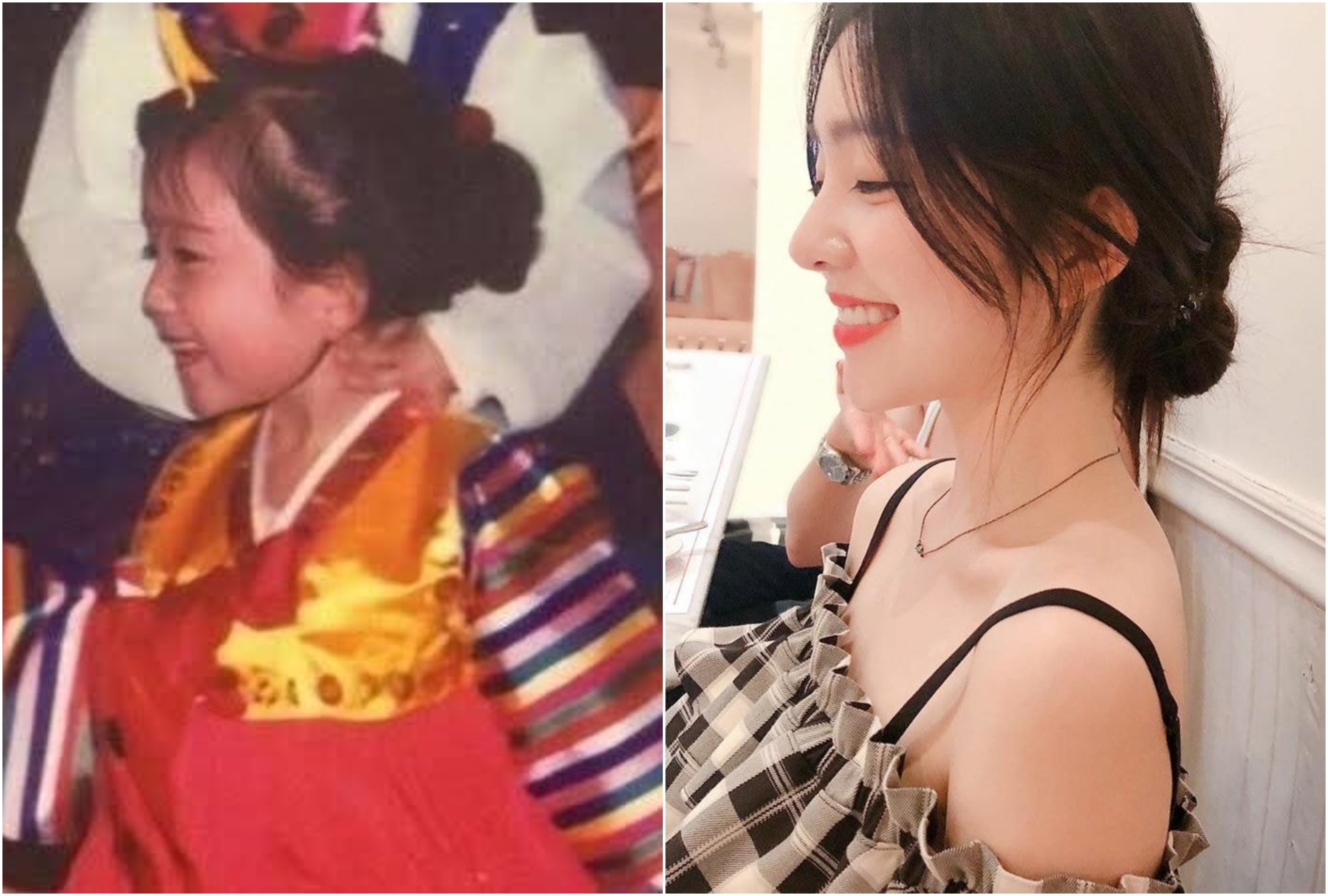 옆선이 애기때와 존똑인 레드벨벳 아이린?