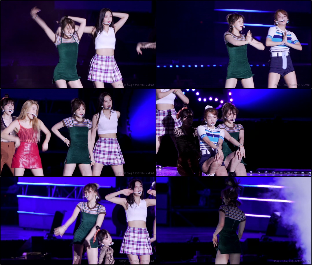 190831 레드벨벳 (Red Velvet) 웬디 '짐살라빔 (Zimzalabim)' 직캠 @ 인천 스카이페스티벌