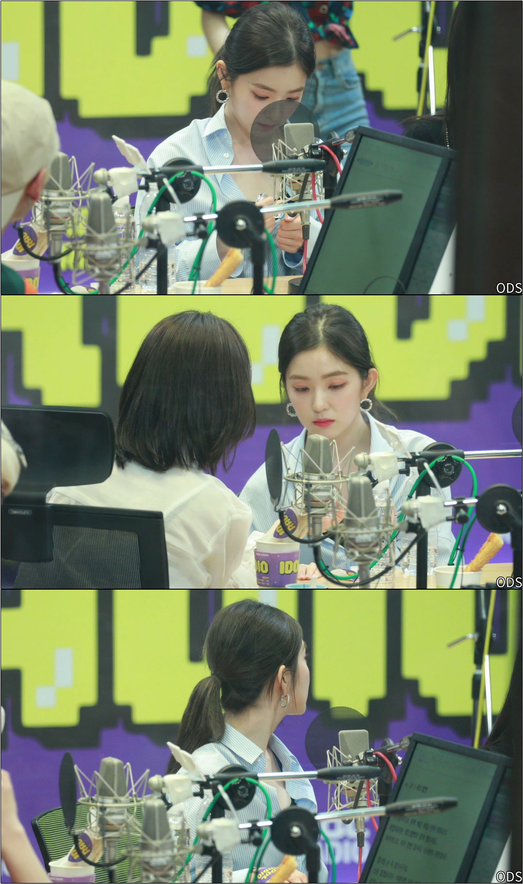 190627 눈이 불편한 #아이린(#IRENE)을 위해 도와주는 #웬디(#WENDY) 만족해하는 #아이린(#IRENE)