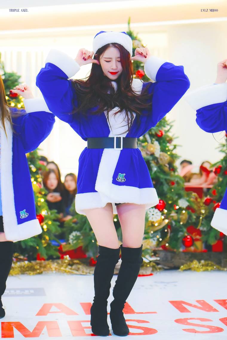 파란산타 #이미주 (#러블리즈)