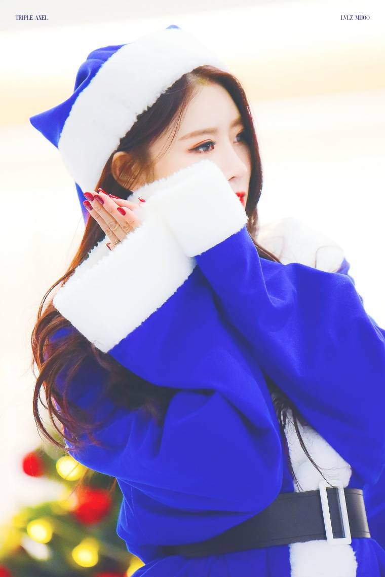 파란산타 #이미주 (#러블리즈)