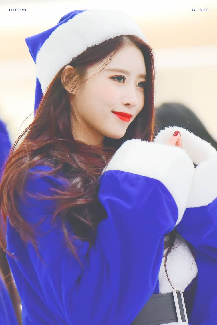 파란산타 #이미주 (#러블리즈)