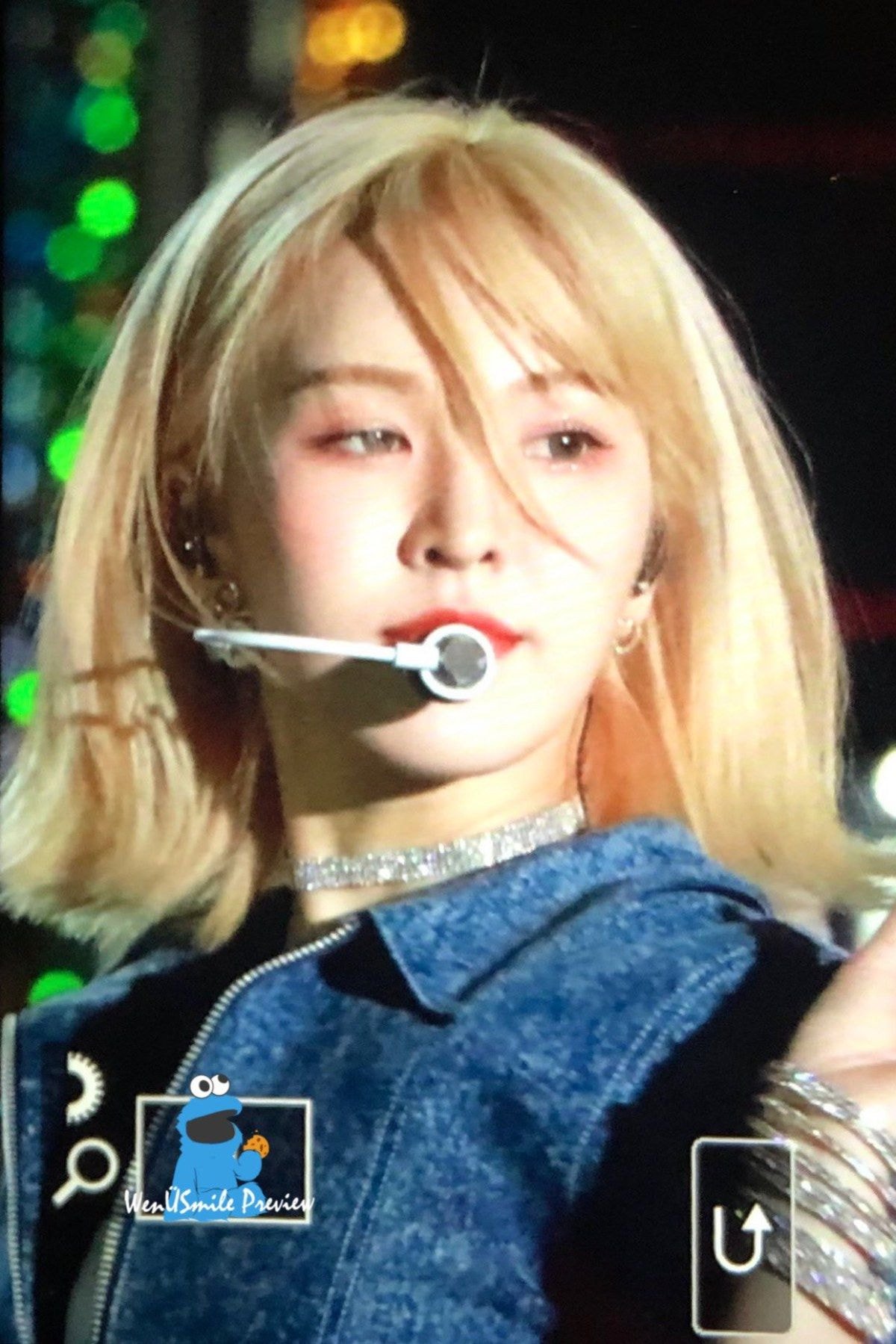오늘자 금발머리의 레드벨벳 웬디.jpg
