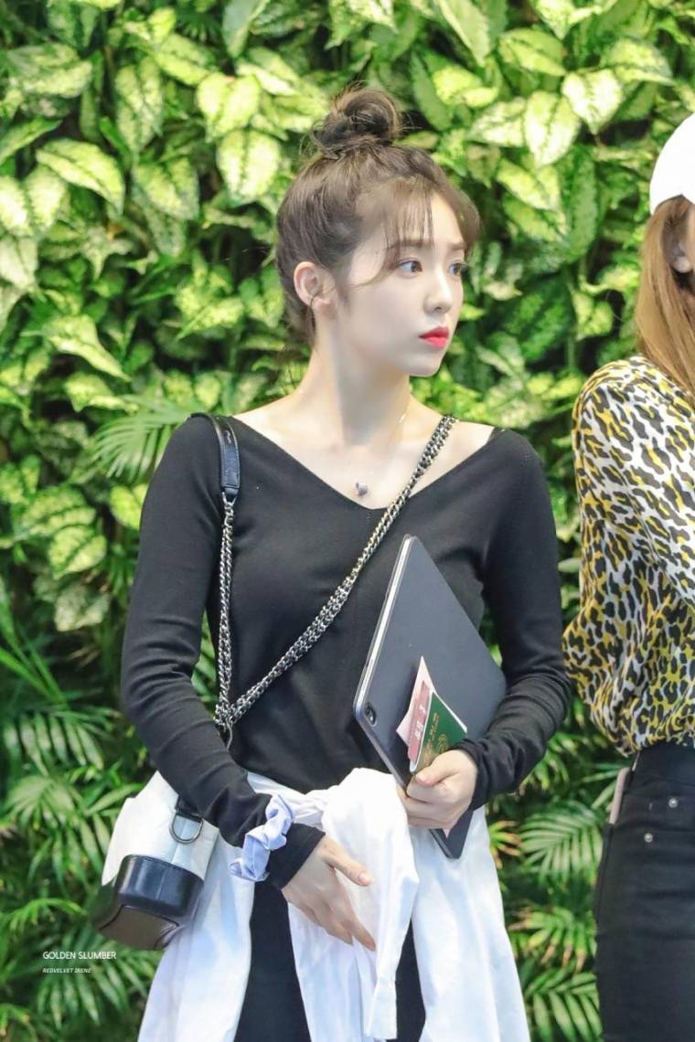 똥머리 한 #레드벨벳 #아이린