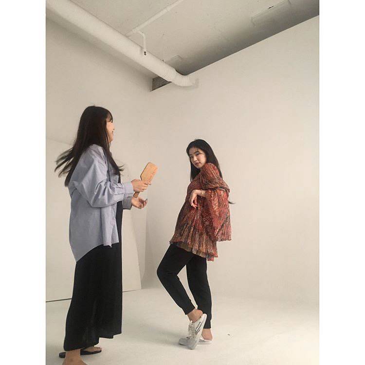 아이린 인스타에 올라온 화보촬영의 민낯