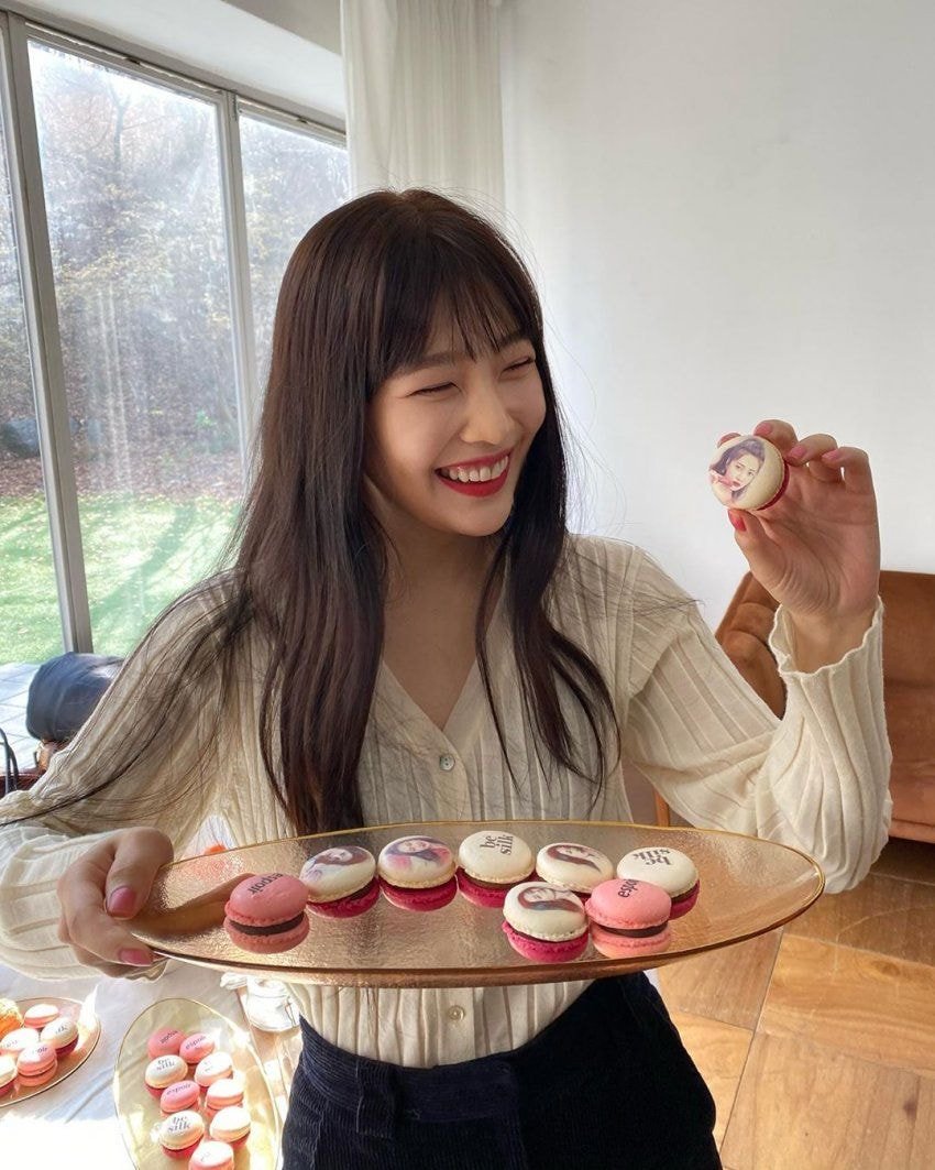 에스쁘아 광고 촬영중인 #레드벨벳 조이