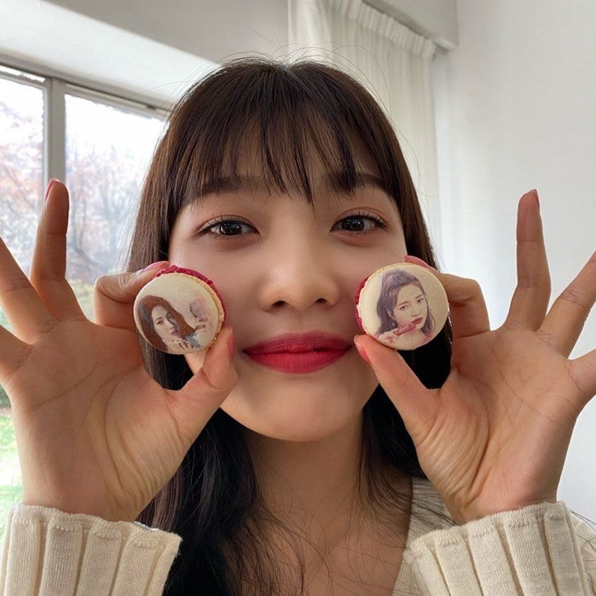 에스쁘아 광고 촬영중인 #레드벨벳 조이