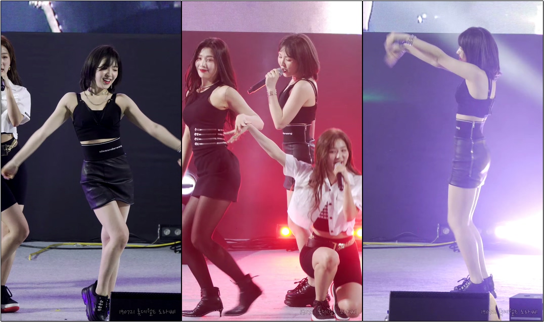 190721 #레드벨벳 (#RedVelvet) #웬디 '빨간 맛 (Red Flavor)' #직캠 @ LG V50 씽큐 게임 페스티벌
