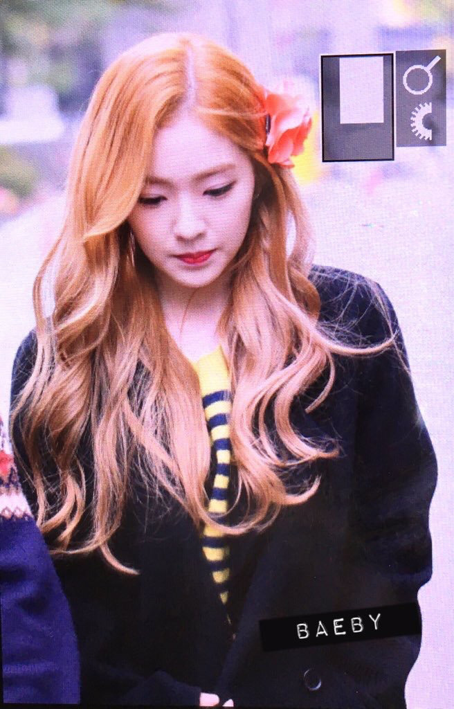 151106 아이린 꽃 달고 뮤뱅 출근 프리뷰