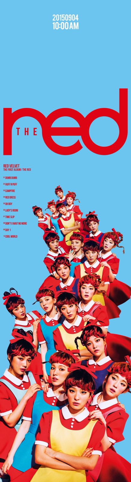 레드벨벳 정규 1집 The red 티저 + 트랙리스트