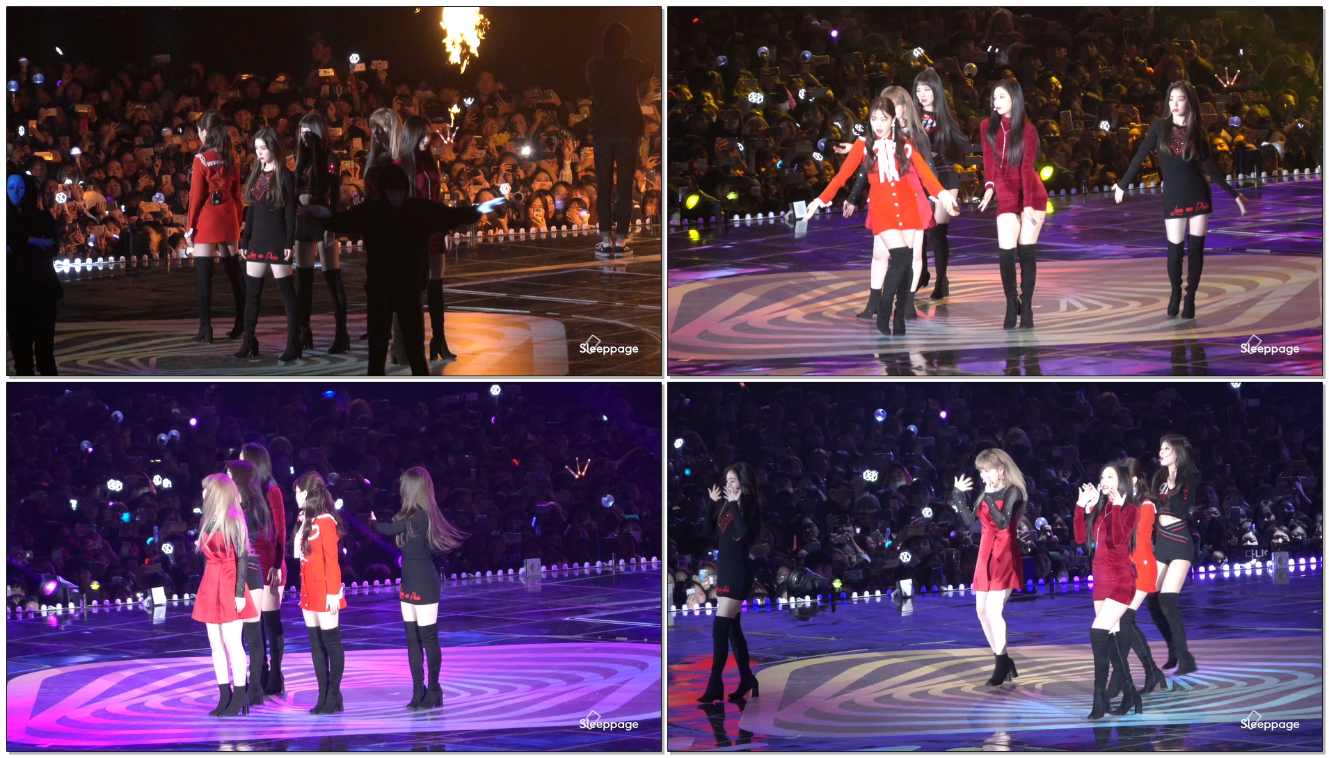 171203 레드벨벳 Redvelvet 피카부 Peek-A-Boo @ MMA By Sleeppage