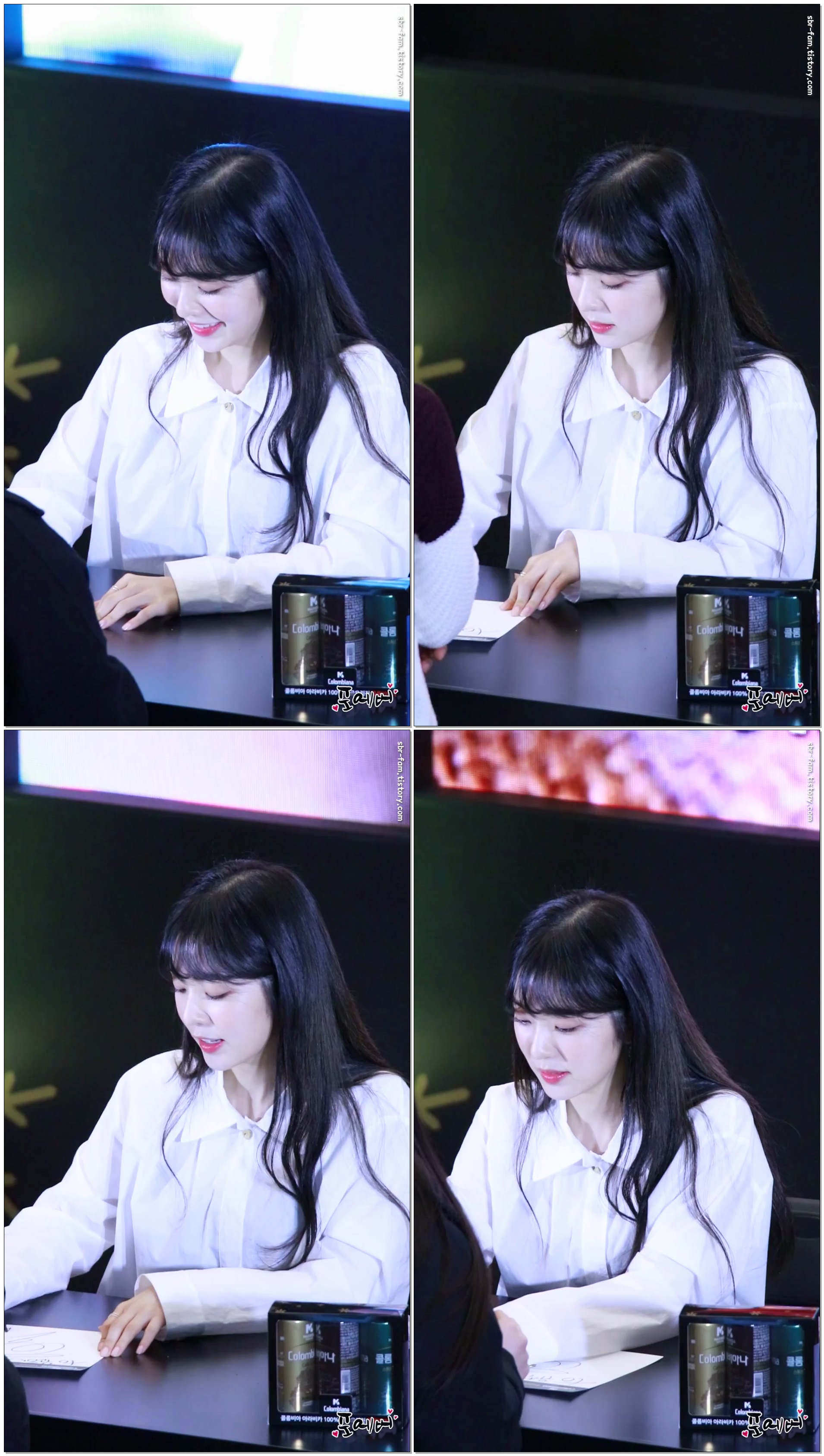 180127 아이린 [콜롬비아나X아이린 팬사인회] 직캠 by 포에버