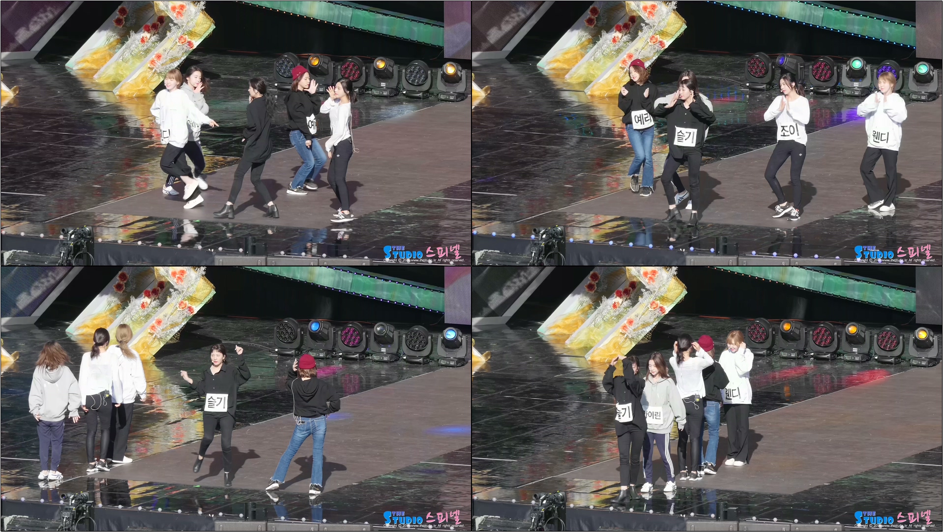 171028 레드벨벳 '루키' 사복 리허설 직캠 Red Velvet Rehearsal fancam - Rookie by Spinel