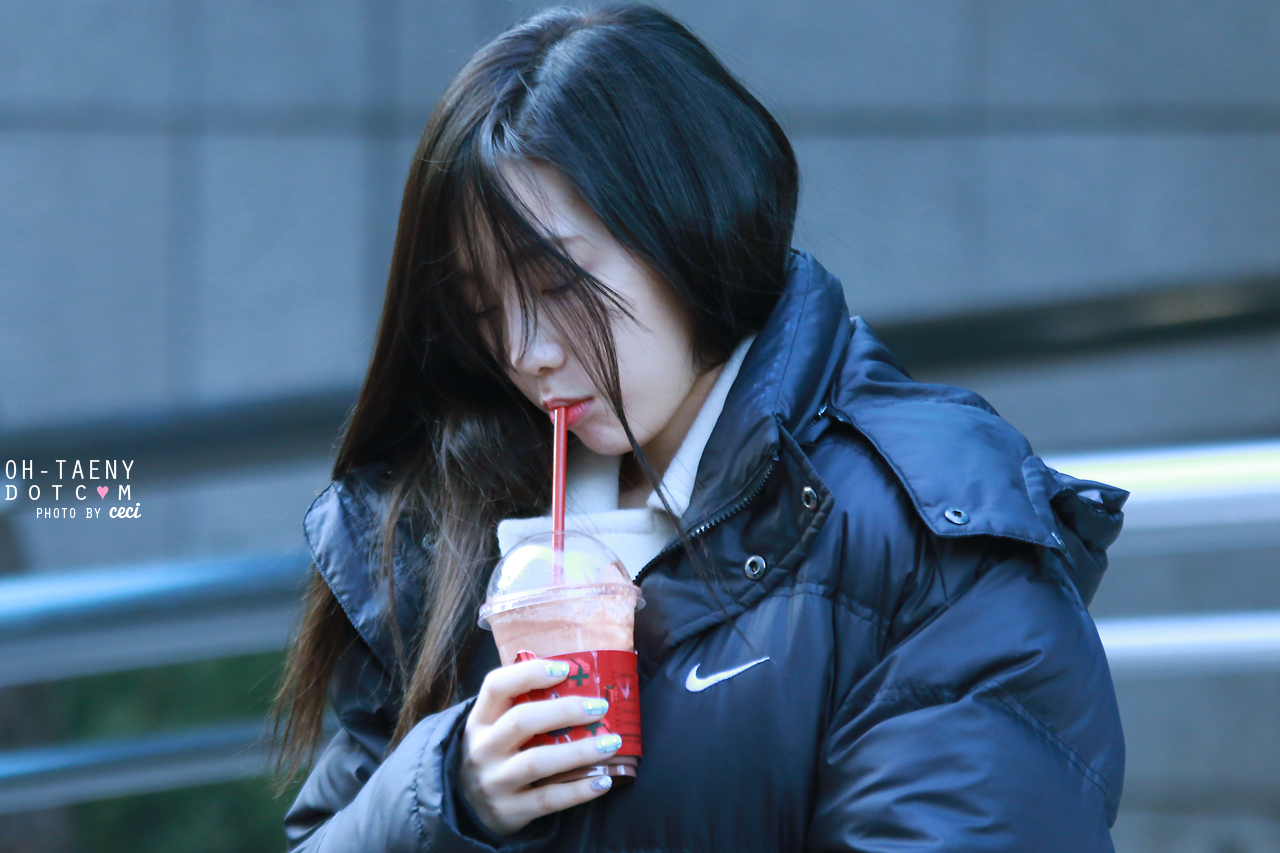 141219 뮤직뱅크 출근 태연 직찍 by 오태니