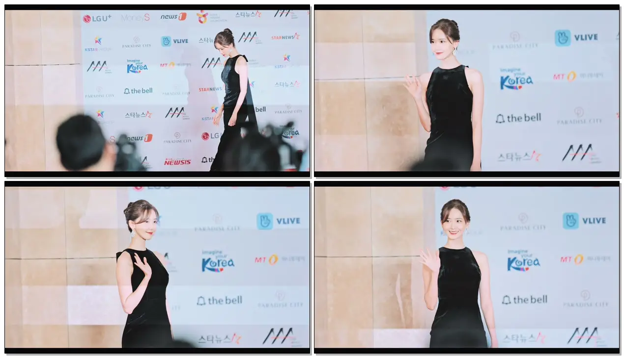 윤아(Yoona) SNSD AAA 레드카펫@181128 [ 4k Fancam/직캠 ]
