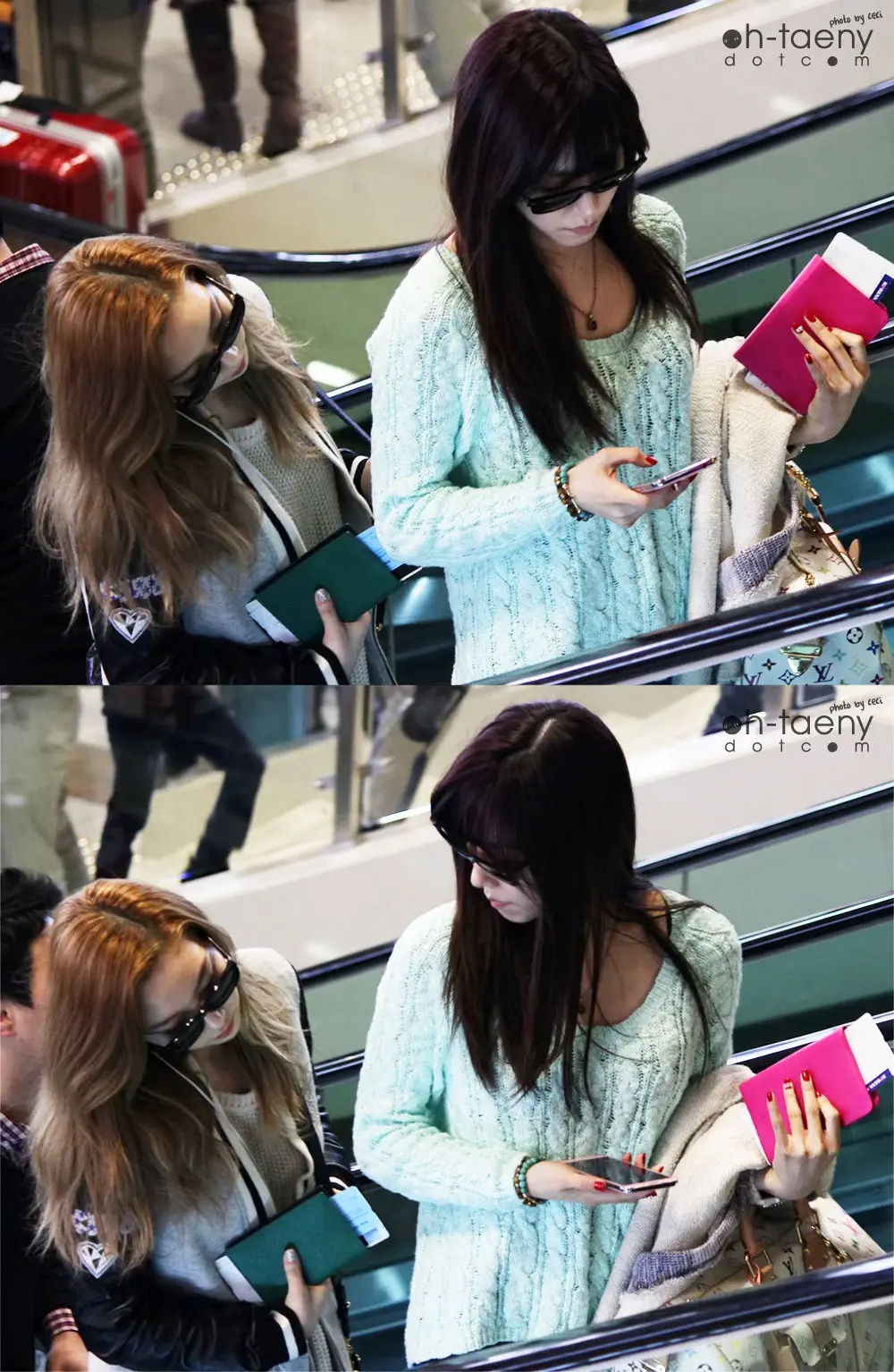 태연&티파니(SNSD) @ 130325 Gimpo Airport