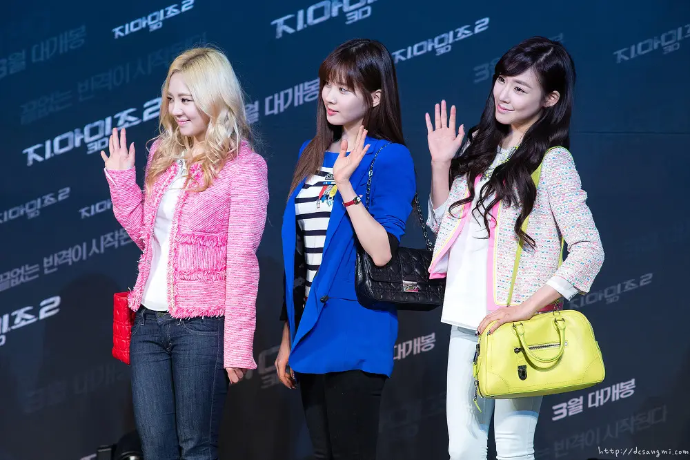 효연,서현,티파니 직찍 :: 130311 지아이조2 vip시사회 레드카펫 by dcsangmi