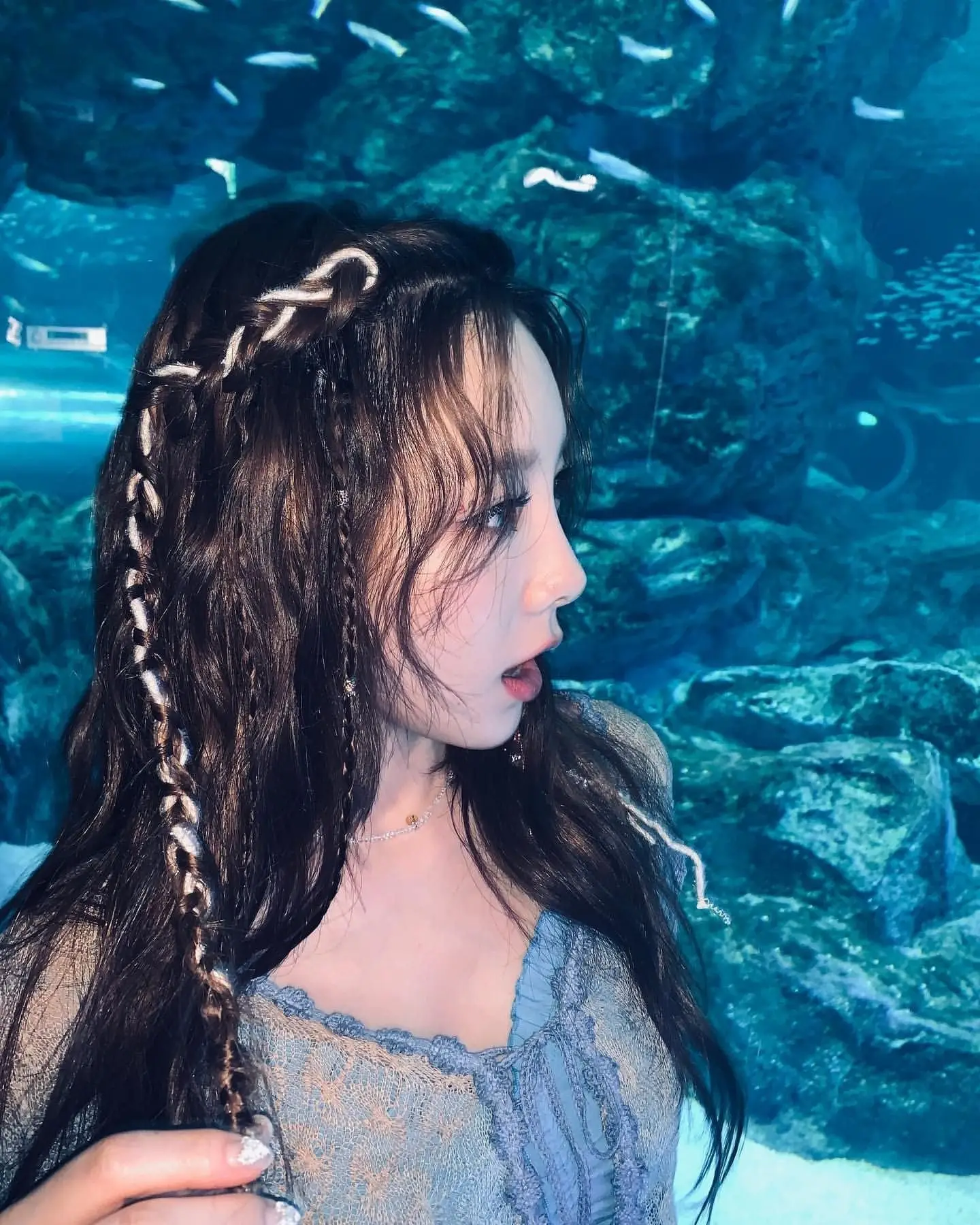 Happy 여름버전 뮤비촬영인가?? #태연.insta
