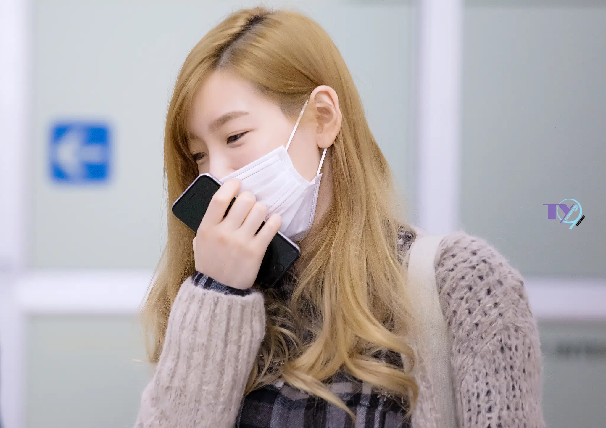 141007 김포공항 입국 태연 by Pete_309,TaengMania