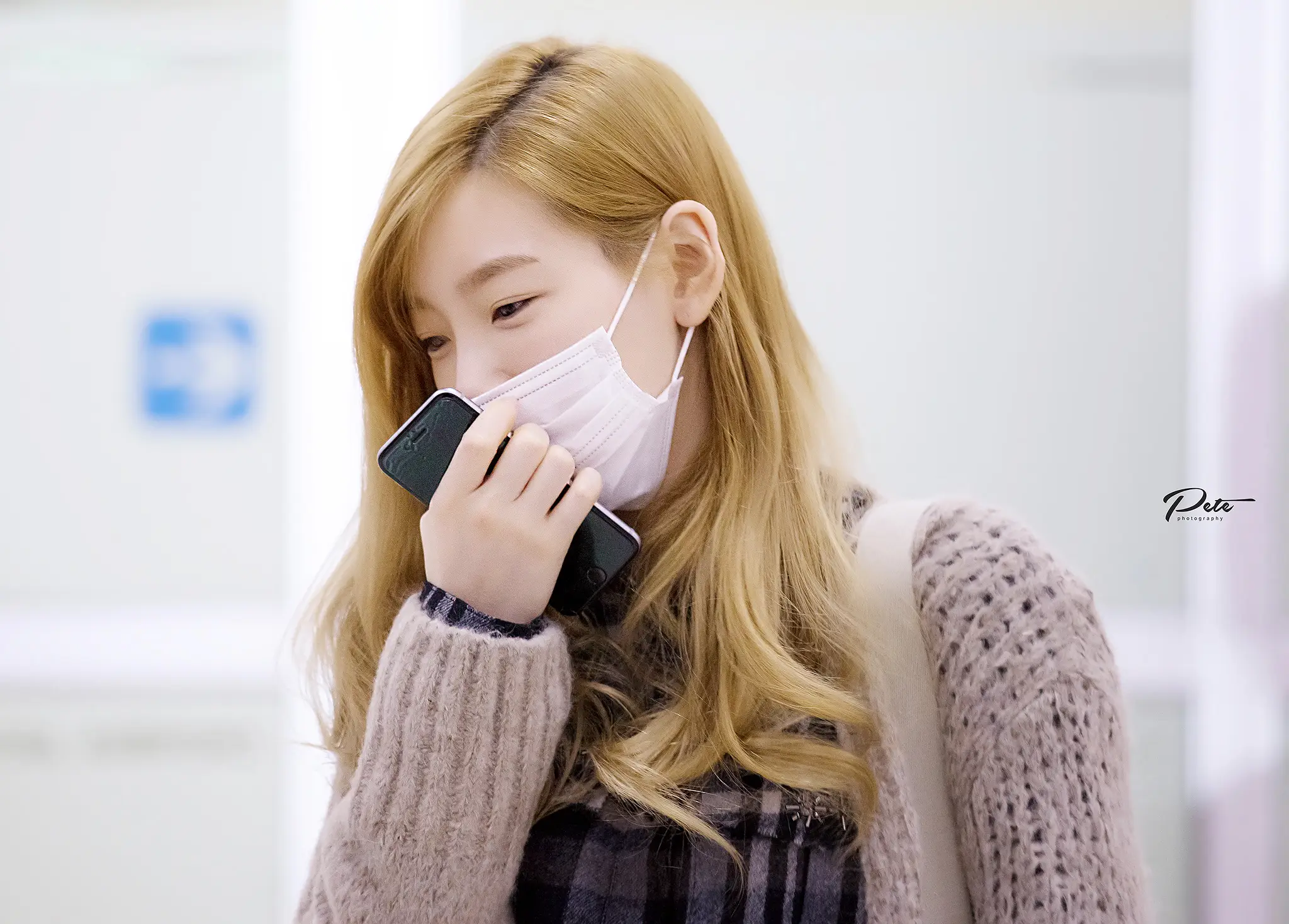 141007 김포공항 입국 태연 by Pete_309,TaengMania