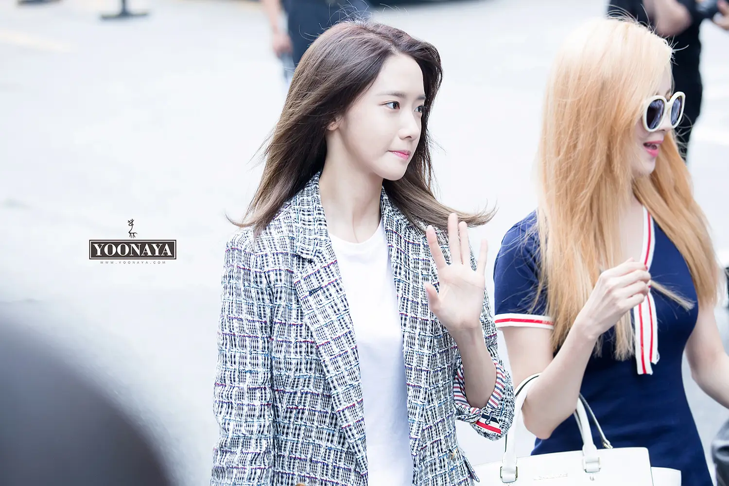 150821 뮤직뱅크 출근길 윤아 직찍 by 윤아야닷컴