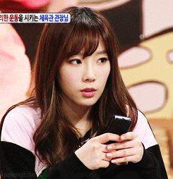 태연 안녕하세요 움짤 모음 part 2.gif