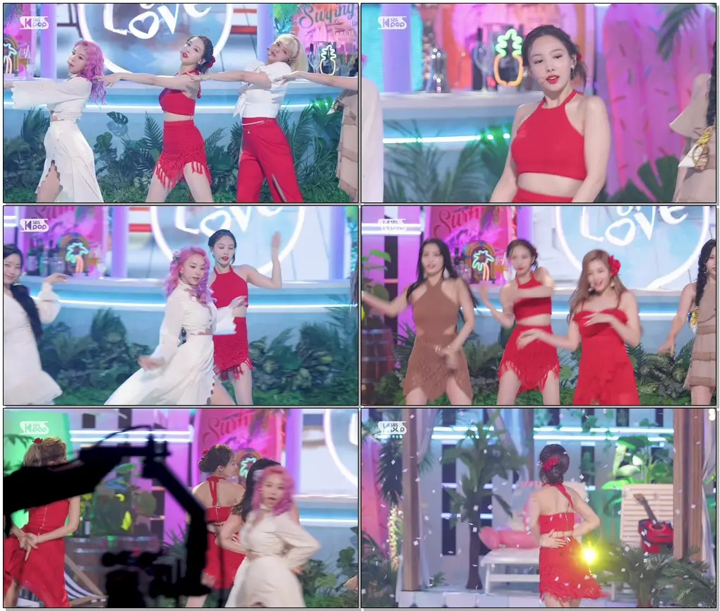 [페이스캠] 트와이스 나연 'Alcohol-Free' (TWICE NAYEON FaceCam)│@SBS Inkigayo_2021.06.13