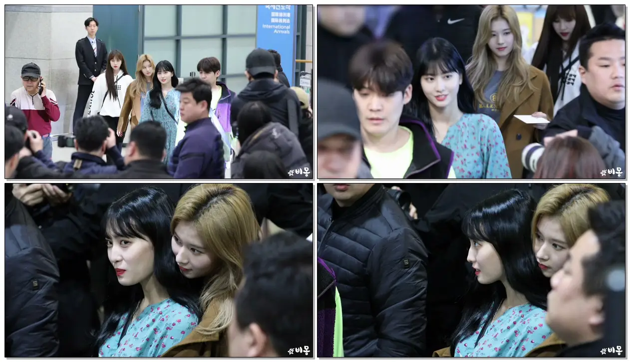 190325 #트와이스(#TWICE) #미나 #사나 #모모 입국 Arrival (#Mina #Sana #Momo) [인천공항]