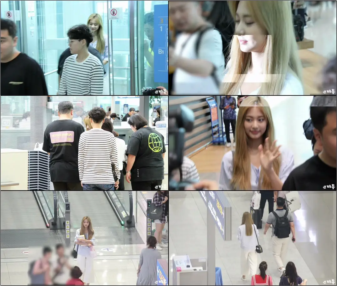190912 #트와이스(#TWICE) #쯔위(#Tzuyu) 출국 Departure [인천공항] #직캠