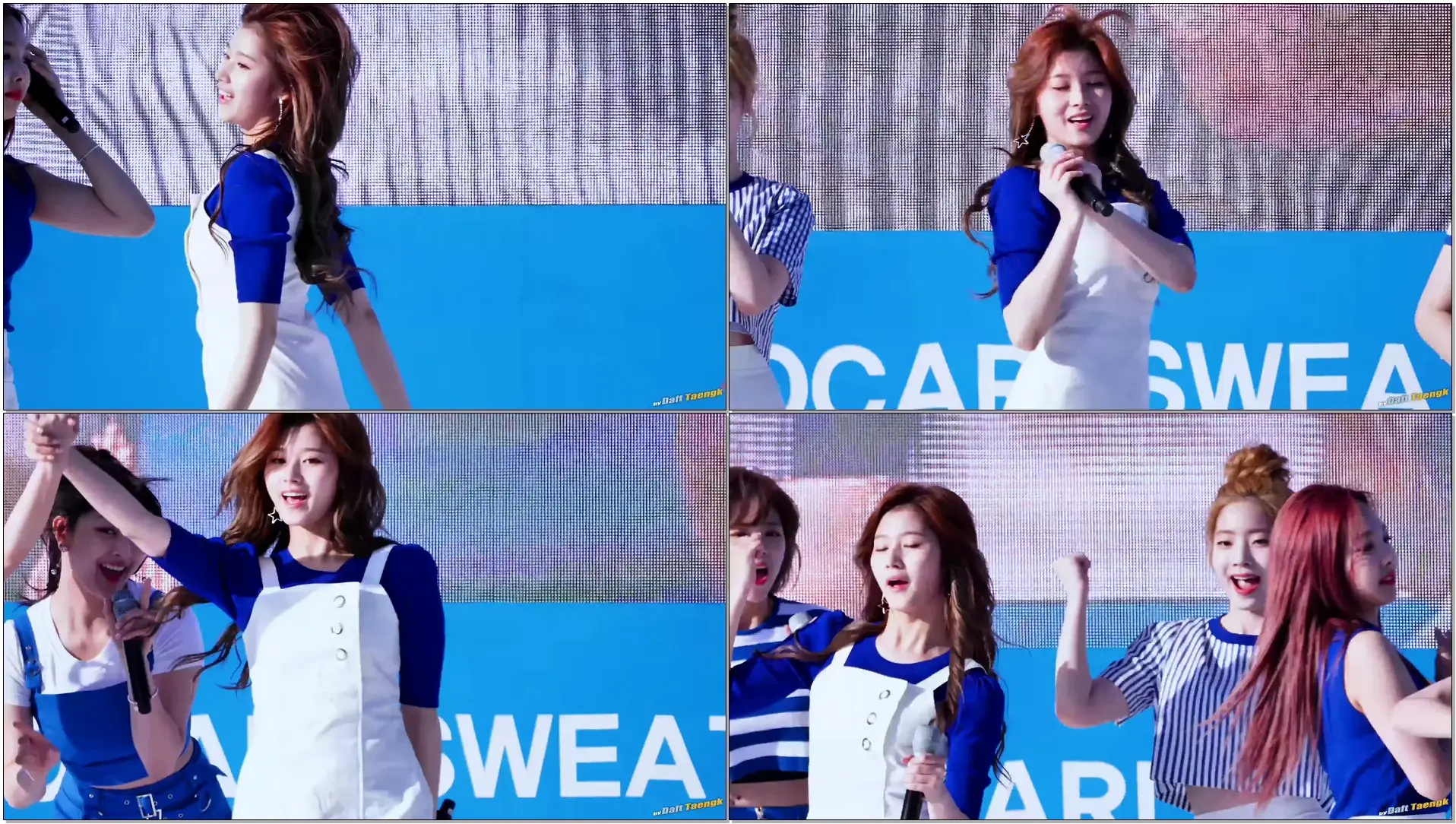 170514 포카리스웨트 블루런 - 사나(트와이스) 'KNOCK KNOCK' 직캠 by DaftTaengk