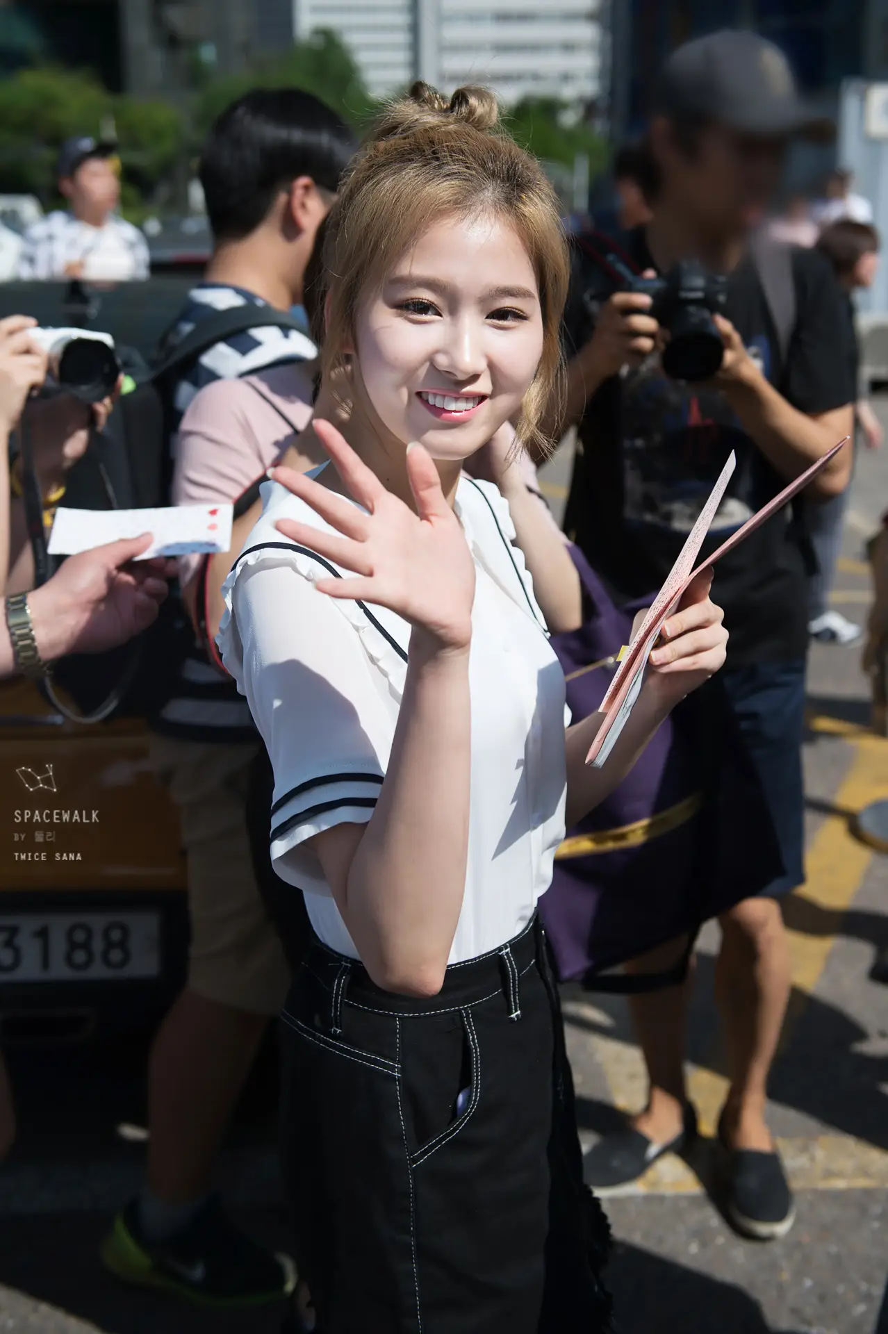 160709 해피투게더 출근길 트와이스 사나 직찍 by dooooly