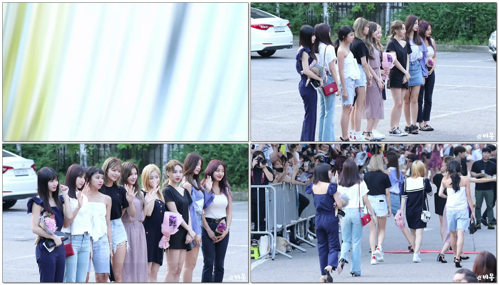 180720 트와이스(TWICE) 뮤직뱅크 출근길 [Music Bank] 4K 직캠 by 비몽