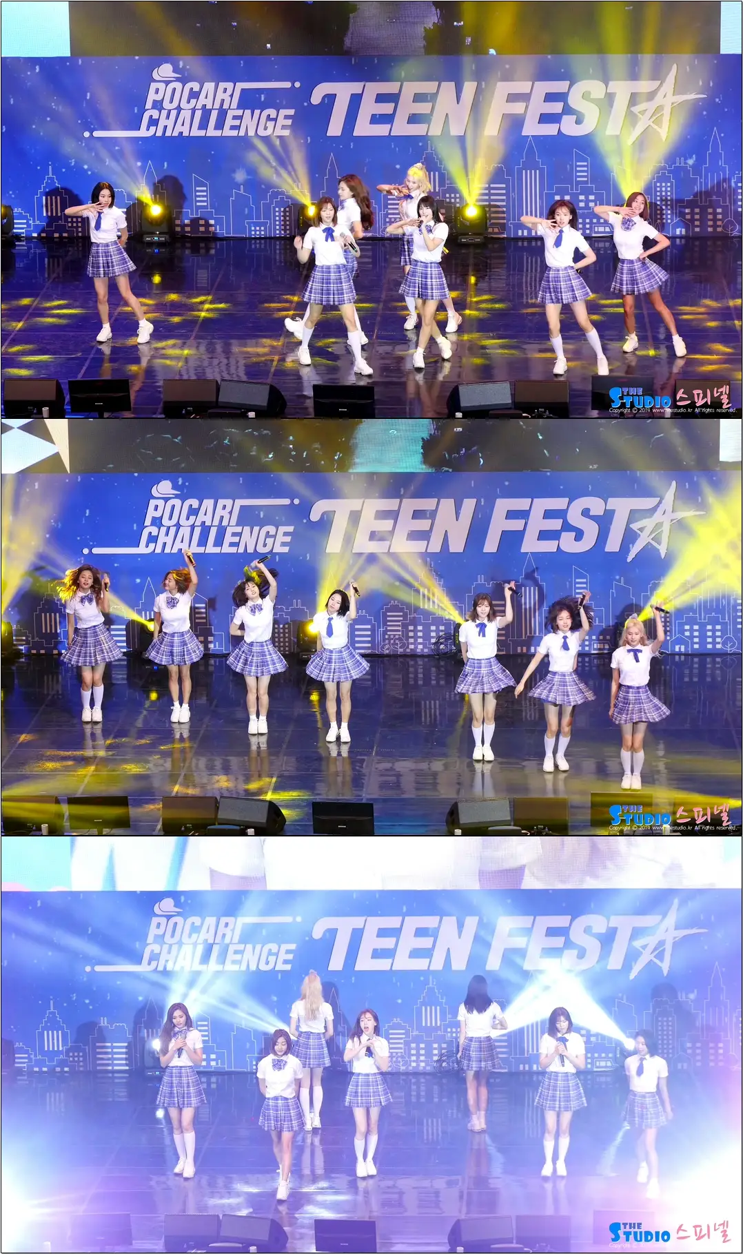 190707 #트와이스 #TWICE '치얼업 CHEER UP' #직캠 (주저앉은 사나때문에 빵터진 멤버들) @ 포카리챌린지 틴페스타