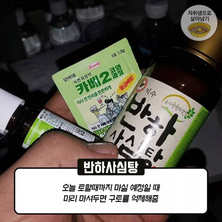 숙취 해소제 추천 6가지