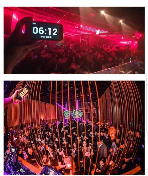 오늘 아침 강남 클럽 상황 (feat.인싸)