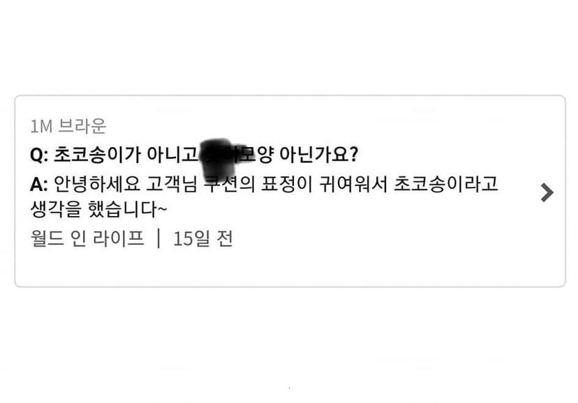 쿠팡 초코송이 대참사