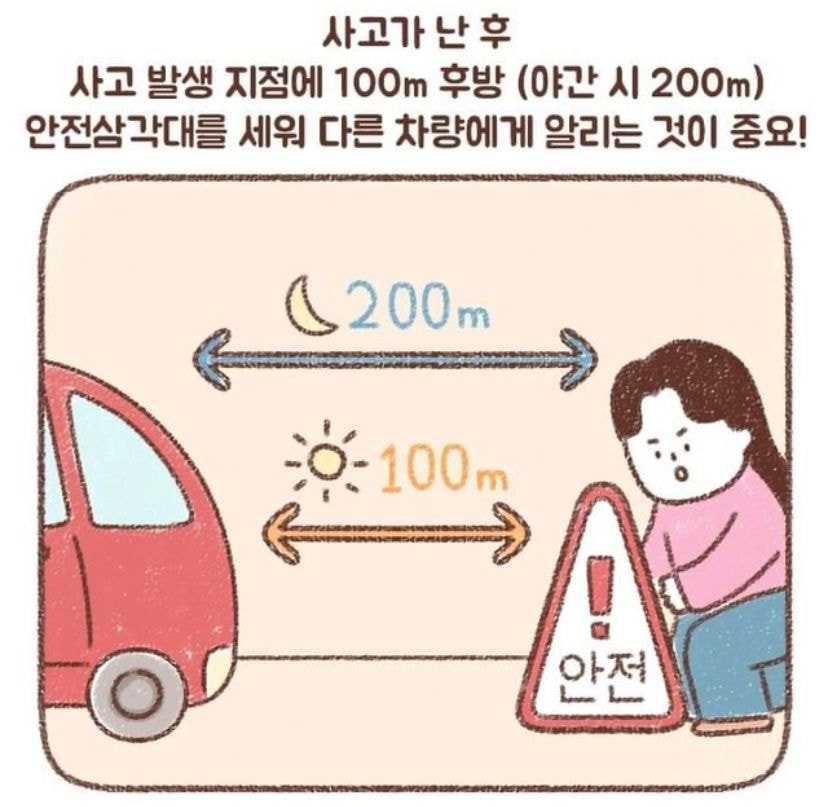 운전중 사고 났을때