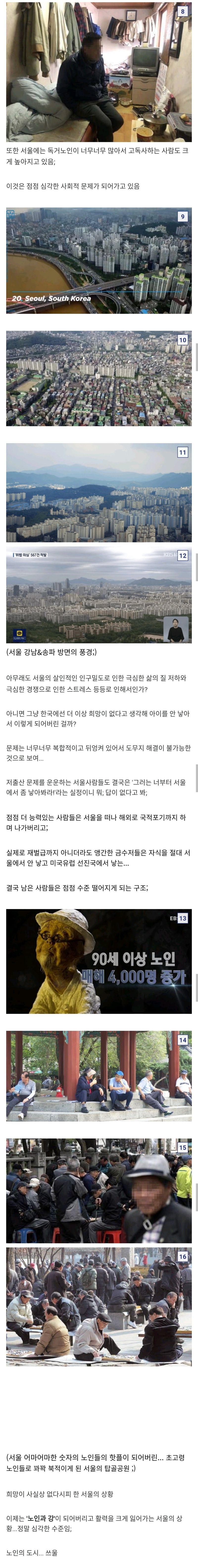 서울시 초고령화 도시 진입 직전