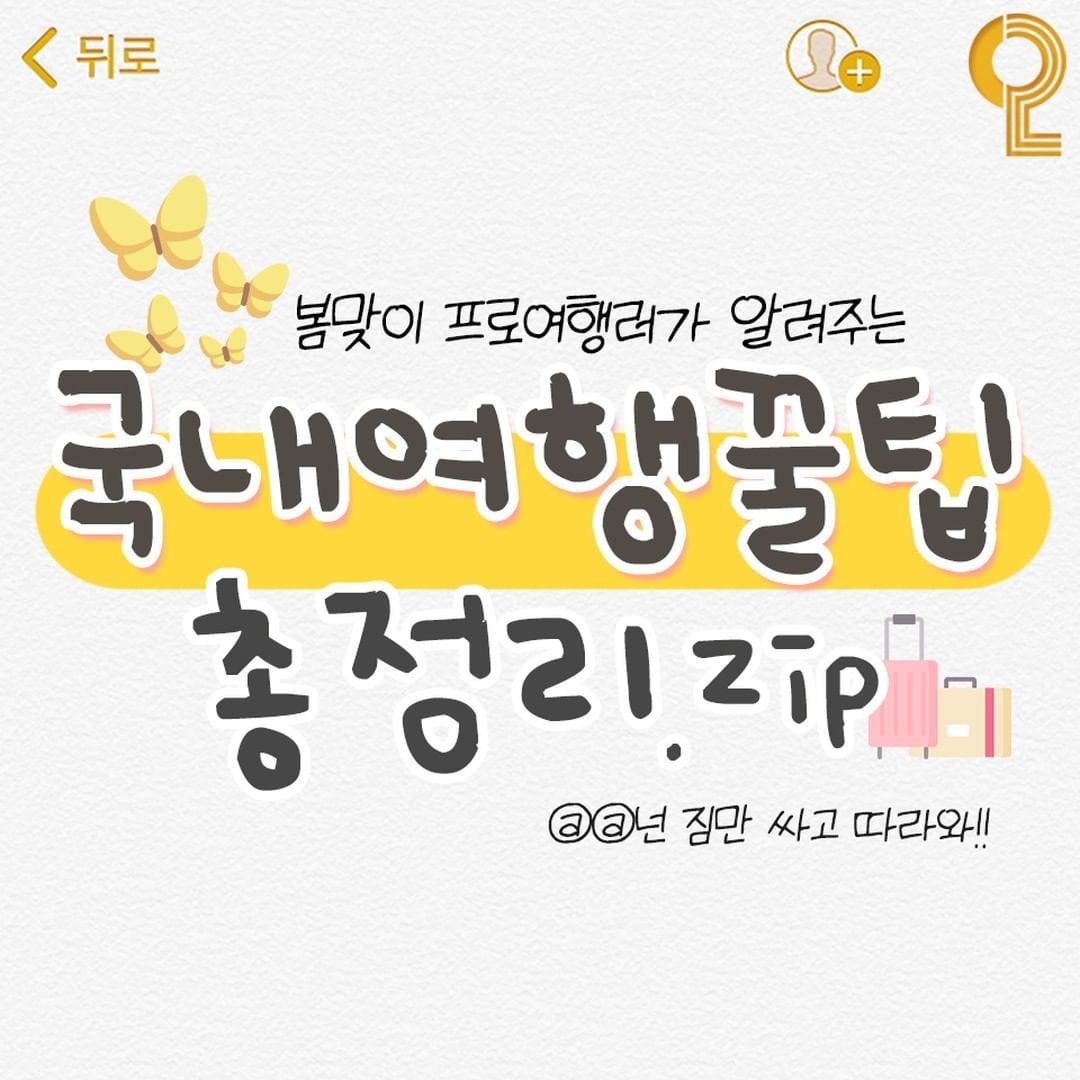 국내여행 꿀팁 총정리