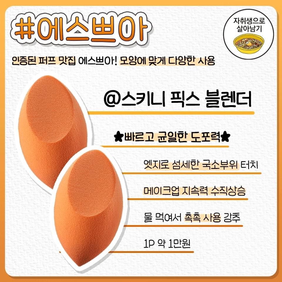화장 찐 잘먹는 인생퍼프 추천
