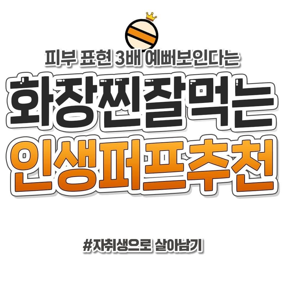 화장 찐 잘먹는 인생퍼프 추천