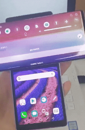 LG 윙폰 실물 체감