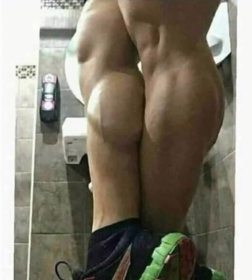 운동한 남자의 종아리